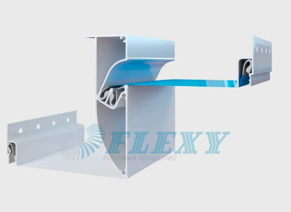Профиль FLEXY для двухуровневых натяжных потолков